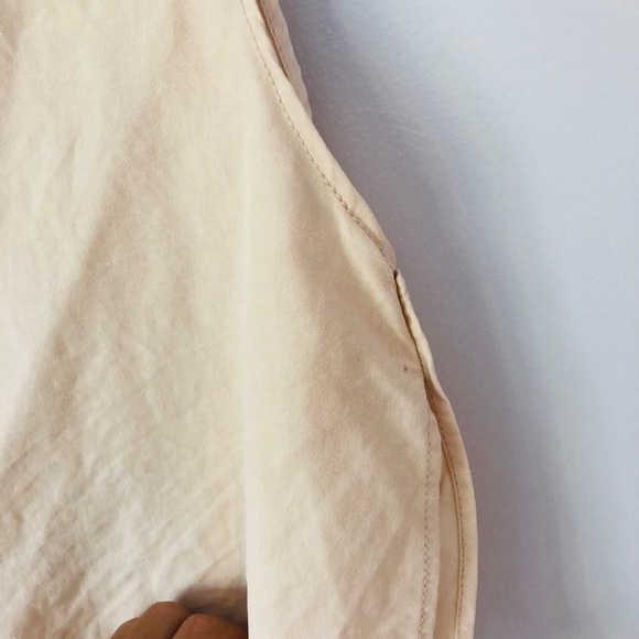 SOLD Ozma of California Apron Tank Silk/Linen - Picture 7 of 8